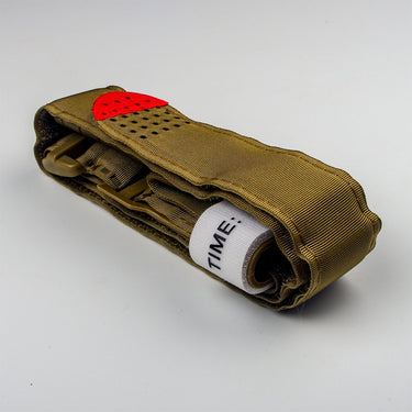 One-Handed First-Aid Tourniquet Aluminum Rod Operation Spinning Military Supplies Tactical Emergency Rescue Life Survival Tool